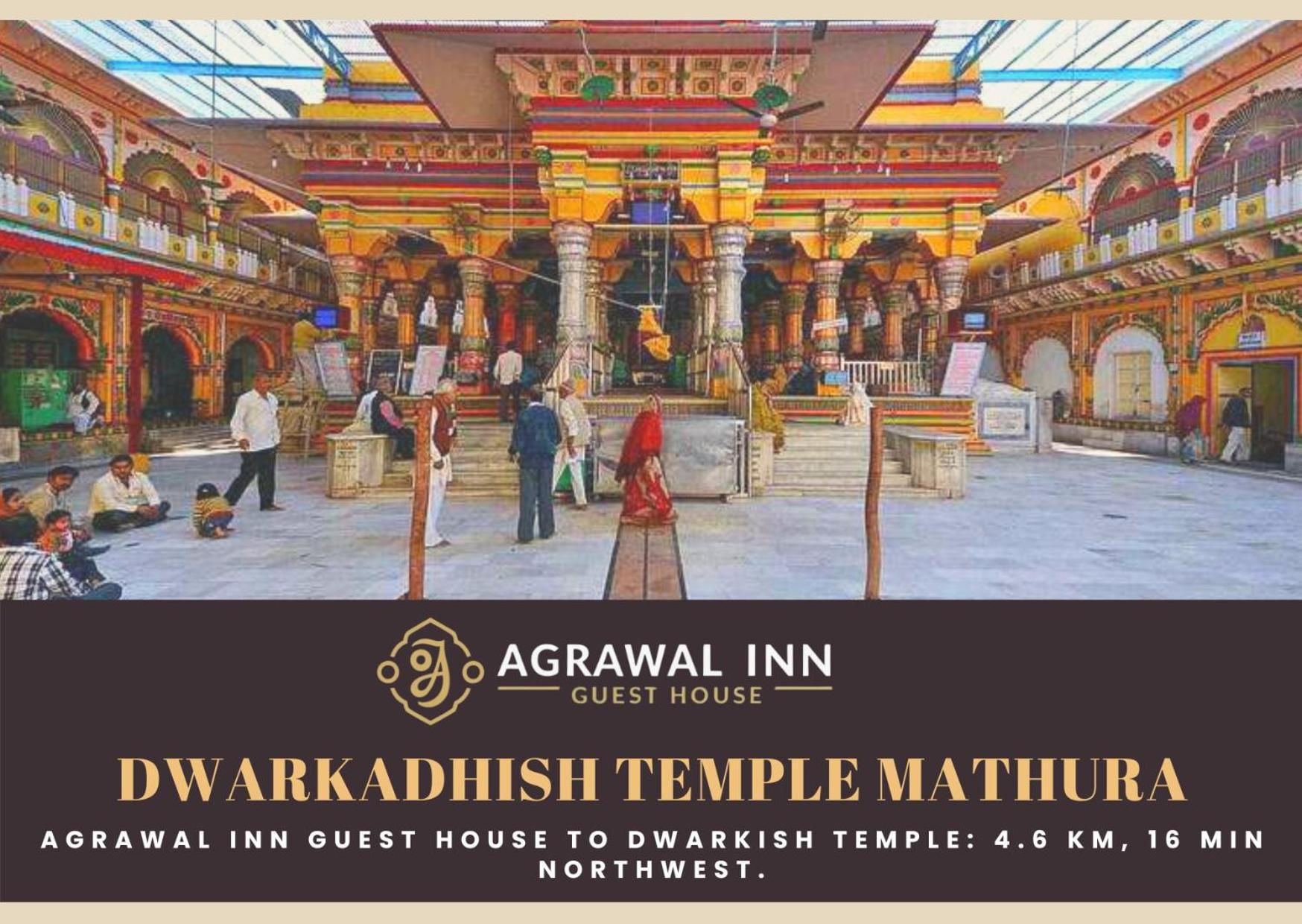 Agrawal Inn Guest House Mathura Kültér fotó