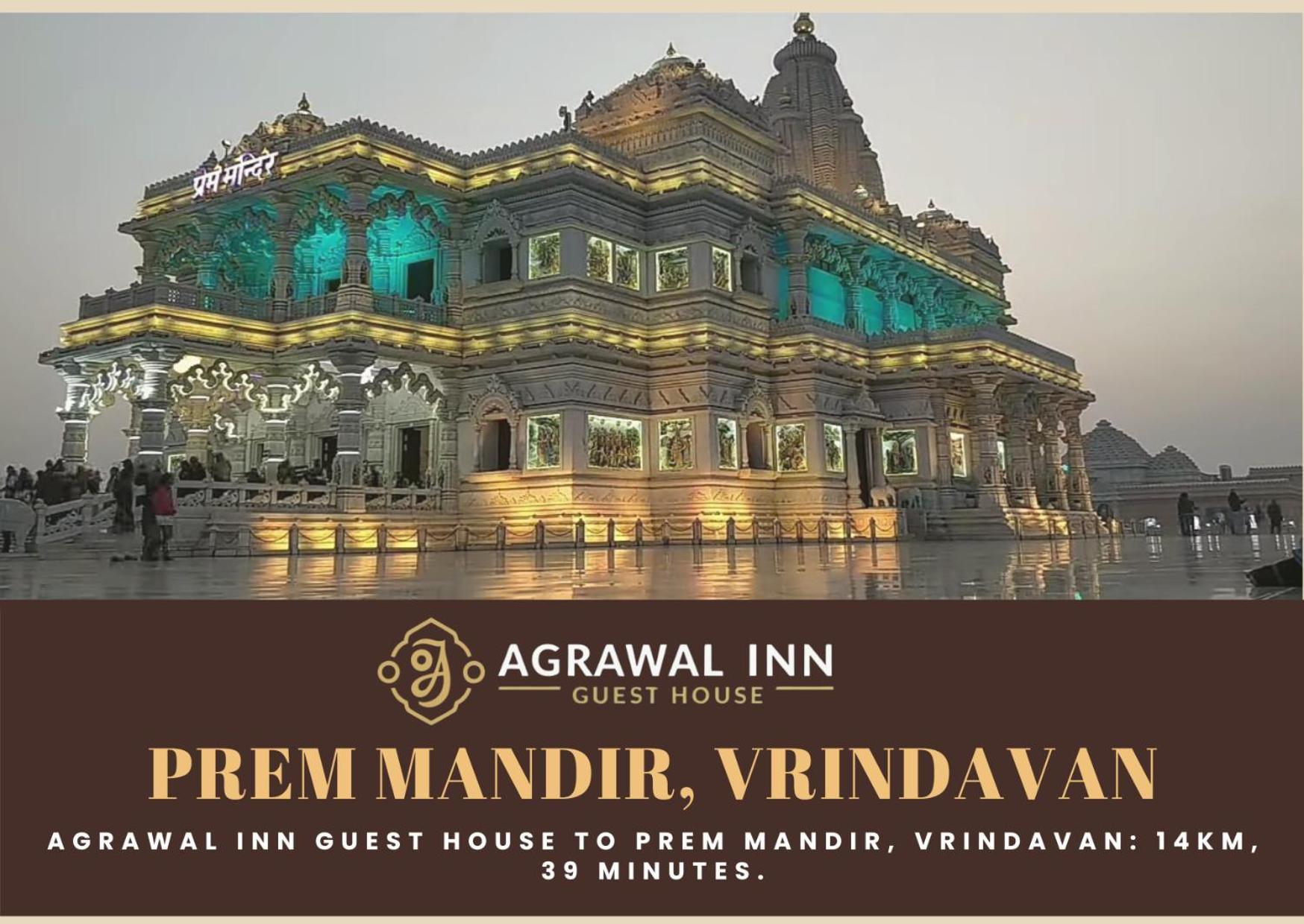 Agrawal Inn Guest House Mathura Kültér fotó