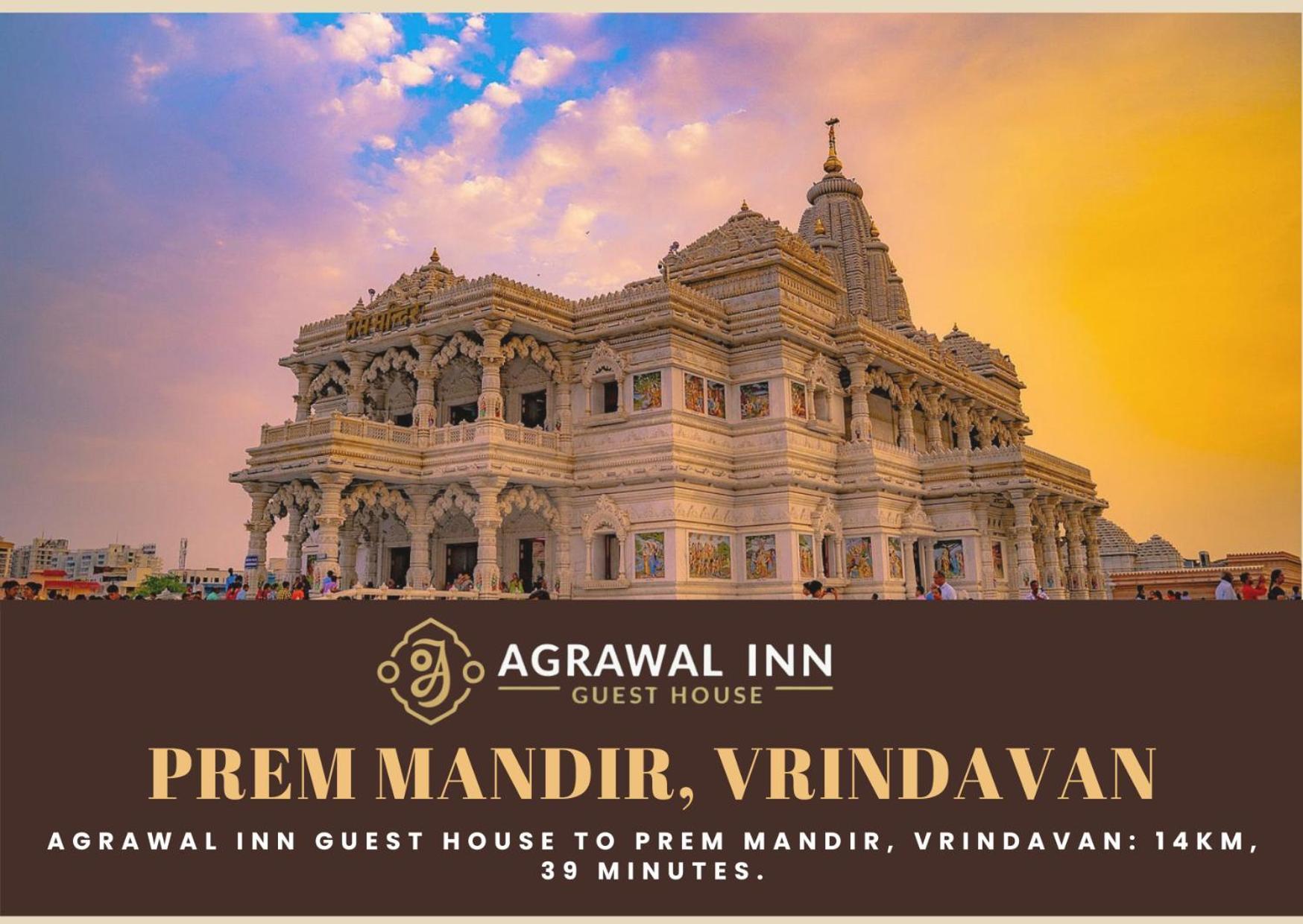 Agrawal Inn Guest House Mathura Kültér fotó
