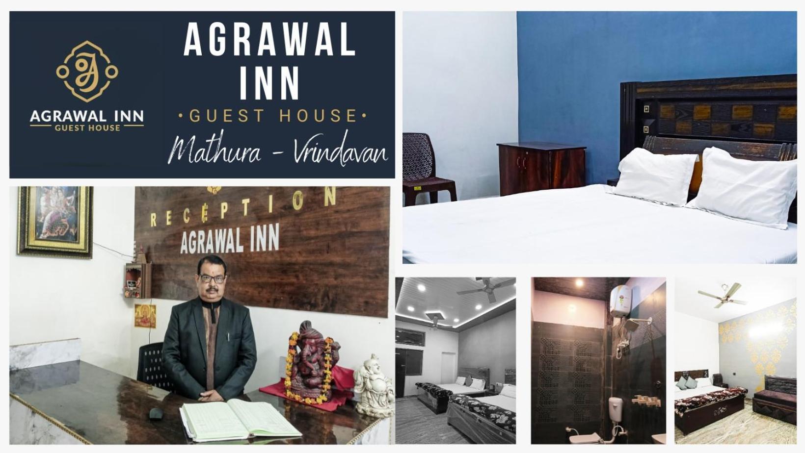 Agrawal Inn Guest House Mathura Kültér fotó